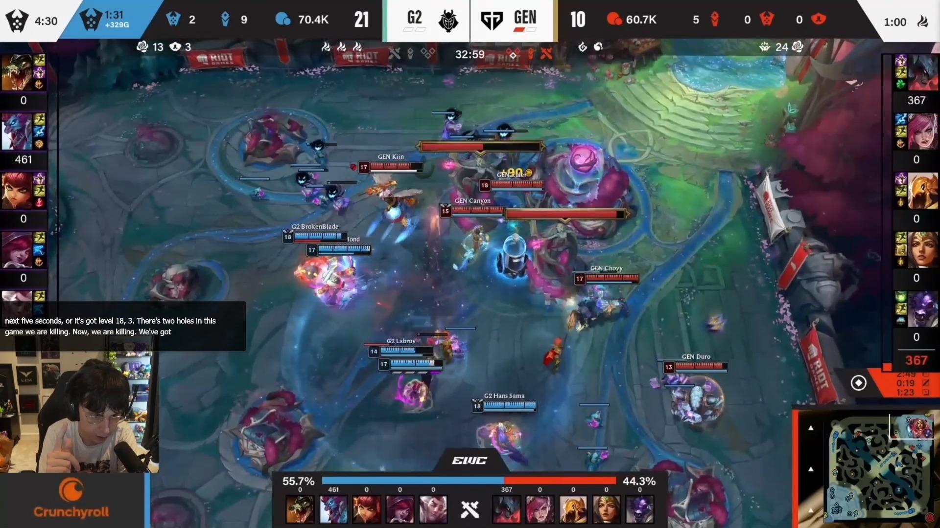 G2绝杀FPX，Hanssama单局斩获MVP2025世界赛3:1（深圳）